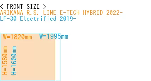 #ARIKANA R.S. LINE E-TECH HYBRID 2022- + LF-30 Electrified 2019-